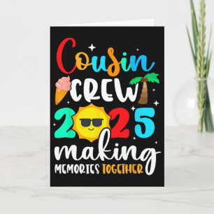 Cousin Crew 2025 Sommerferien Strandfamilienreise Karte