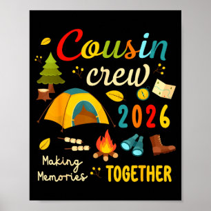Cousin-Crew 2026 Erinnerungen schaffen Cousins-Rei Poster