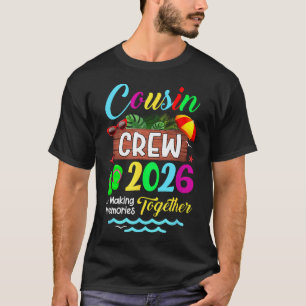 Cousin Crew 2026 Sommerferien Strand Familie T-Shirt