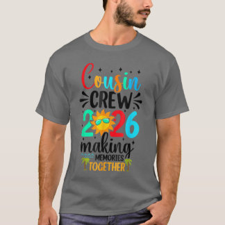 Cousin Crew 2026 Sommerferien Strand Familienausfl T-Shirt