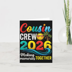 Cousin-Crew 2026 Sommerferien Strand Familienreise Karte