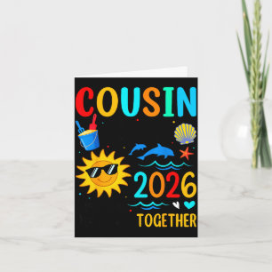 Cousin-Crew 2026 Sommerferien Strand Familienreise Karte