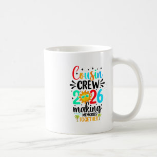 Cousin Crew 2026 Sommerferien Strand Familienurlau Kaffeetasse