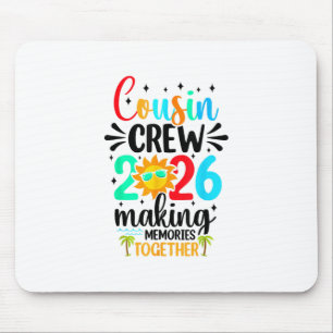 Cousin Crew 2026 Sommerferien Strand Familienurlau Mousepad