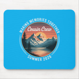 Cousin Crew 2026 Urlaub Familien Sommer Camping Mousepad