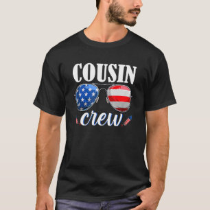 Cousin Crew 4. Juli Kinder Sonnenbrille in den USA T-Shirt
