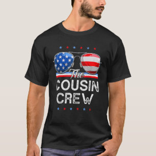 Cousin Crew 4. Juli Patriotische Amerikanerfamilie T-Shirt