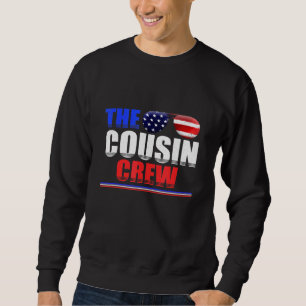Cousin Crew 4. Juli Usa Patriotic Family Indep Sweatshirt