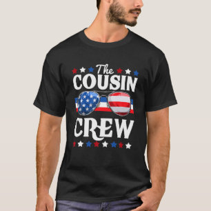 Cousin Crew 4th July Patriotic American Family T-Shirt