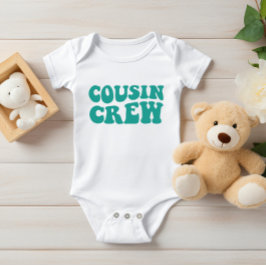 Cousin Crew | Aquamarin Matching Family Baby Strampler