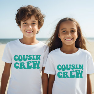 Cousin Crew Aquamarin Matching Family Kids Unise T-Shirt