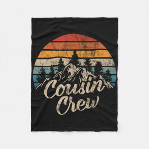 Cousin Crew Camping Outdoor Sonnenuntergang Sommer Fleecedecke