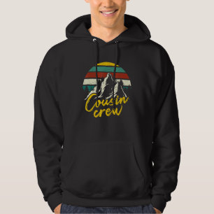 Cousin Crew Camping Outdoor Sunset Summer Camp 1 Hoodie