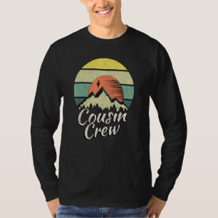 Cousin Crew Camping Outdoor Sunset Summer Camp T-Shirt