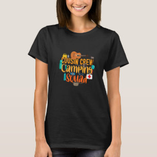 Cousin Crew Camping Squad Camping Kostümoutfit T-Shirt