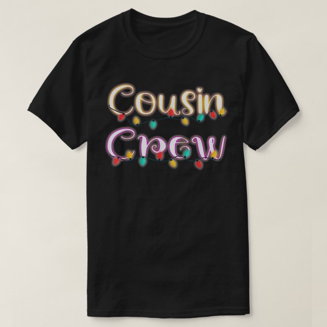 Cousin Crew  Christmas Family Member Group Cousins T-Shirt (Design vorne)