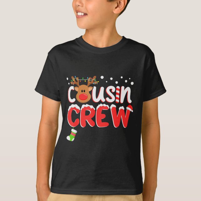 Cousin Crew Christmas Kids Cousins Christmas Match T-Shirt (Vorderseite)