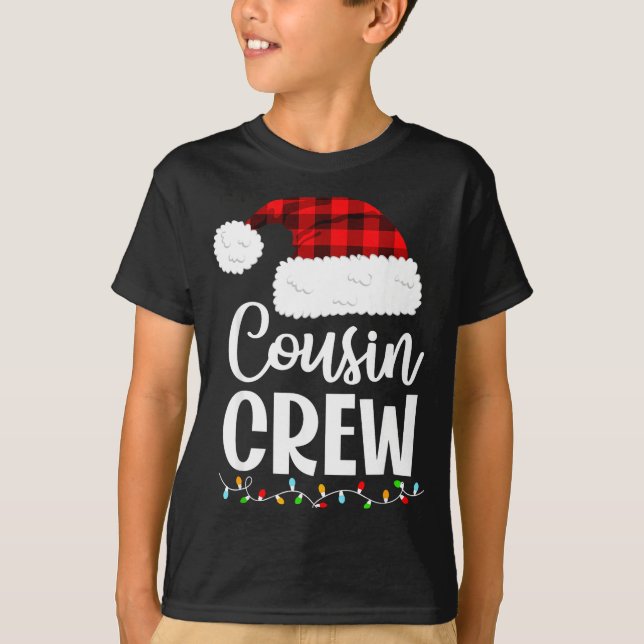 Cousin Crew Christmas Kids Cousins Christmas Match T-Shirt (Vorderseite)
