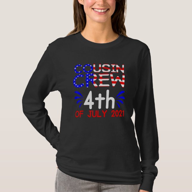 Cousin Crew Cousins Squad 4. Juli 3 T-Shirt (Vorderseite)
