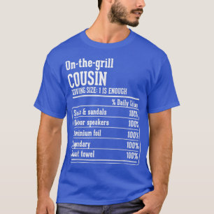 Cousin Crew ernährungsphysiologische Fakten über d T-Shirt