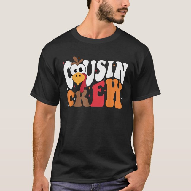 Cousin Crew Erntedank Türkei Team Squad Kleinkind T-Shirt (Vorderseite)