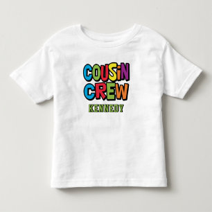 Cousin-Crew-Familientreffen in süßen Farben  Kleinkind T-shirt