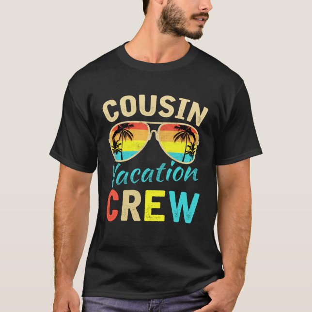 Cousin Crew Family Vacation Summer Vacation Beach  T-Shirt (Vorderseite)