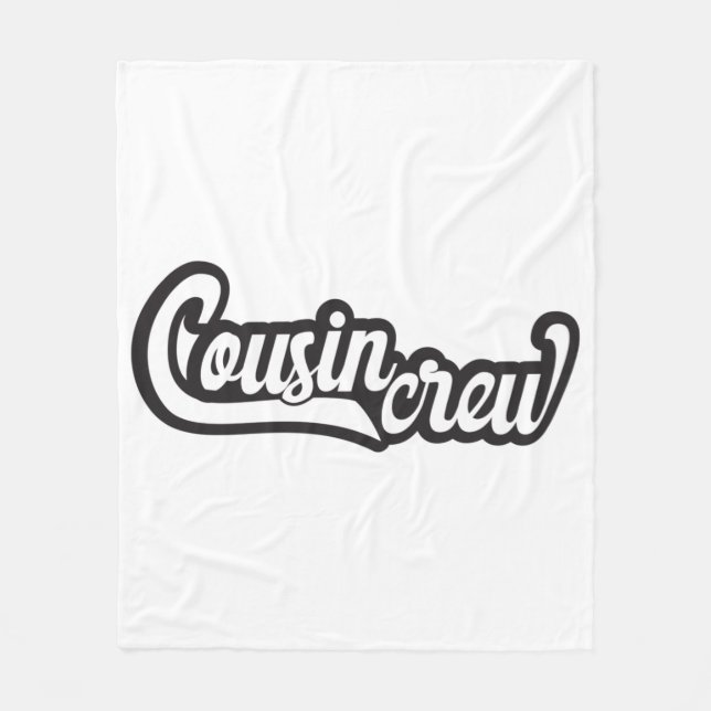 Cousin Crew Fleecedecke (Vorderseite)