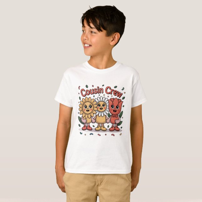 Cousin Crew Floral T-Shirt (Vorne ganz)
