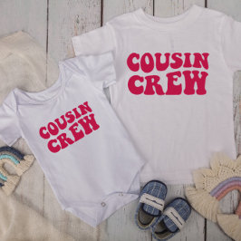 Cousin Crew | Fuchsia Matching Family Baby T-shirt