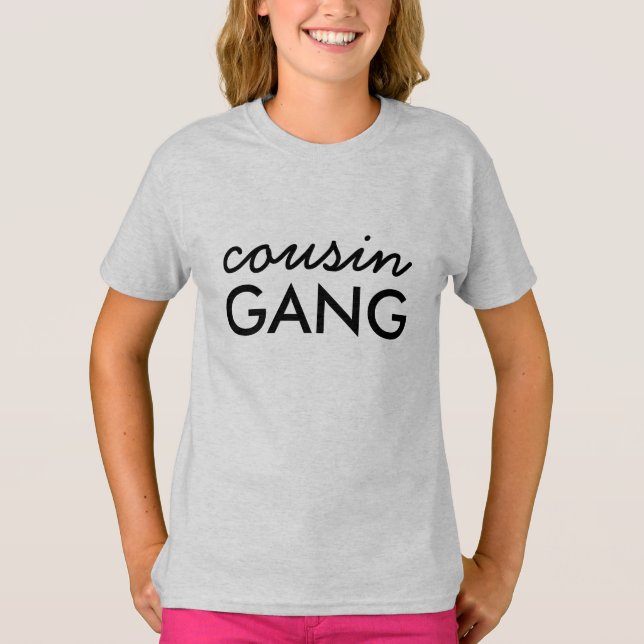 Cousin Crew | Fun Matching Family Outfit T-Shirt (Vorderseite)