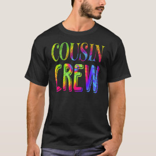 Cousin Crew Gefärbte Krawatte Freunde Familienurla T-Shirt