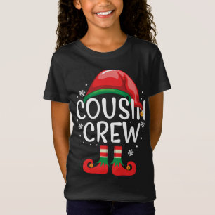 Cousin Crew Geschenk ELF Matching Familie Weihnach T-Shirt