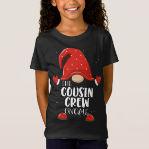 Cousin Crew Gnome Matching Familie Weihnachten Paj T-Shirt