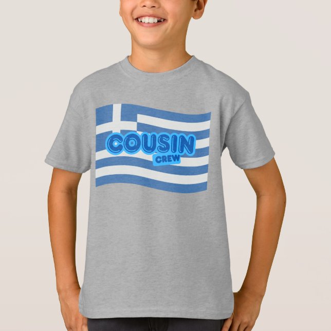 Cousin Crew Griechenland T-Shirt (Vorderseite)
