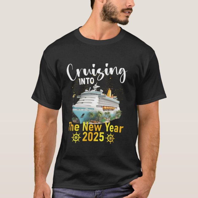 Cousin Crew in Neujahr 2025 Party T-Shirt (Vorderseite)