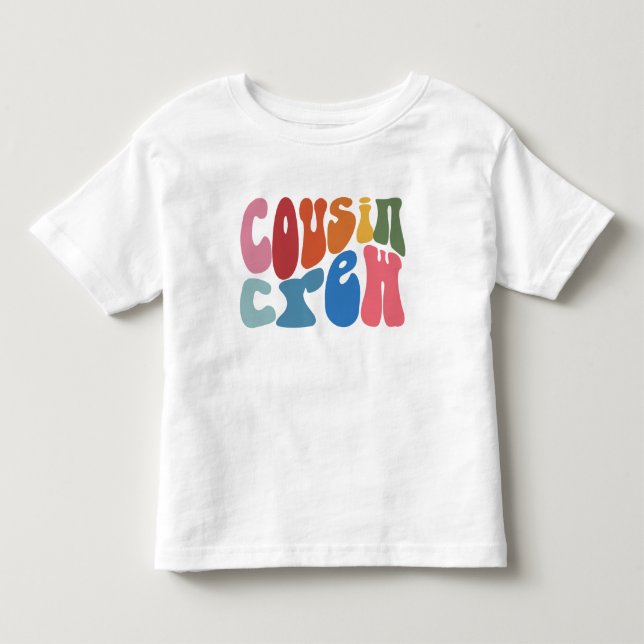 Cousin Crew. Kleinkind T-shirt (Vorderseite)