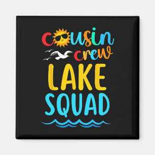 Cousin Crew Lake Squad 2025 Sommerferien Magnet