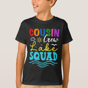 Cousin Crew Lake Squad Familienurlaub Sommer Fisch T-Shirt