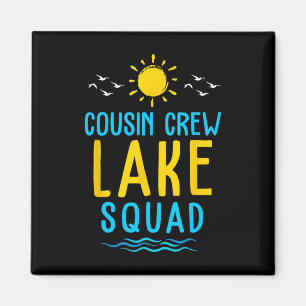 Cousin Crew Lake Squad Sommerurlaub Familie Matchi Magnet