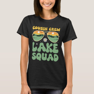 Cousin Crew Lake Squad Sonnenuntergang Familie Cam T-Shirt