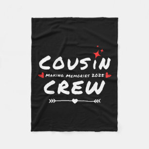 Cousin Crew macht Erinnerungen 2025 Familientreffe Fleecedecke