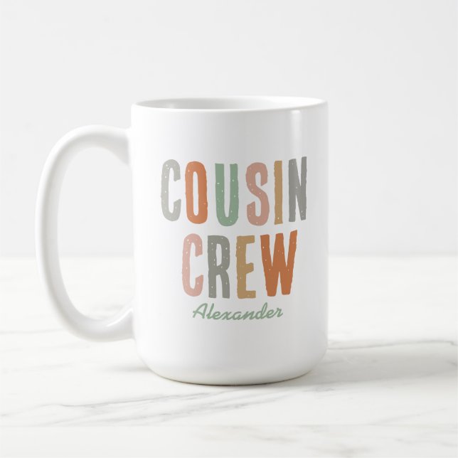 Cousin Crew Matching Boho Family Wiedersehen Kaffeetasse (Links)