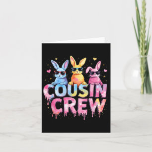 Cousin Crew Ostersonne Familie Matching Kleinkind Karte