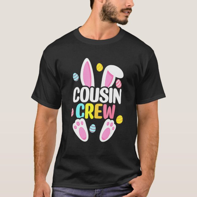 Cousin Crew Ostersonne Familie Matching Kleinkind  T-Shirt (Vorderseite)