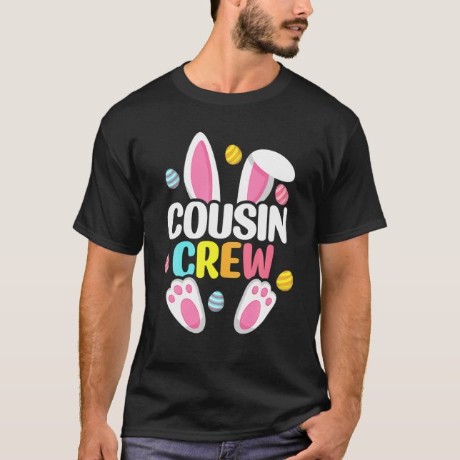 Cousin Crew Ostersonne Familienpassage T-Shirt (Vorderseite)