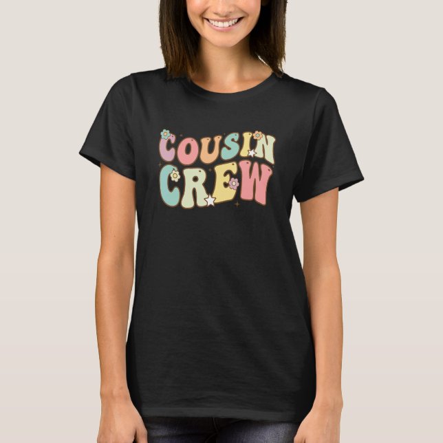 Cousin Crew Pajamas Kinder Mädchen Matching T-Shirt (Vorderseite)
