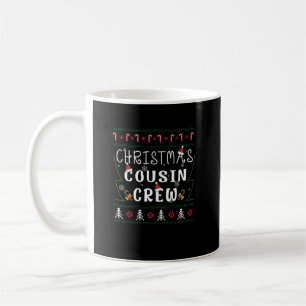 Cousin Crew Pajamas Weihnachten Matching Cousin Ge Kaffeetasse