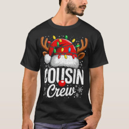 Cousin Crew passende Weihnachtspyjamas 2025 Famili T-Shirt