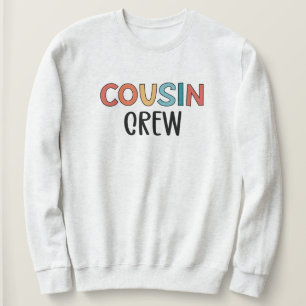 Cousin-Crew passt zum Cousin-Quadrat der Retro-Fam Sweatshirt